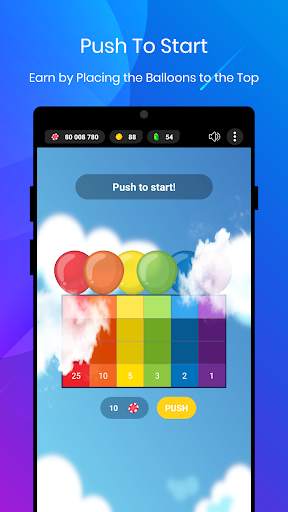 Fly High: Push Balloons to Earn Money & Gift Cards screenshot 1