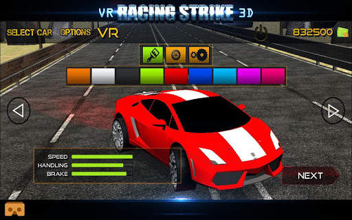 Racing Strike 3D/VR : Virtual Stunt Free Car Games screenshot 5