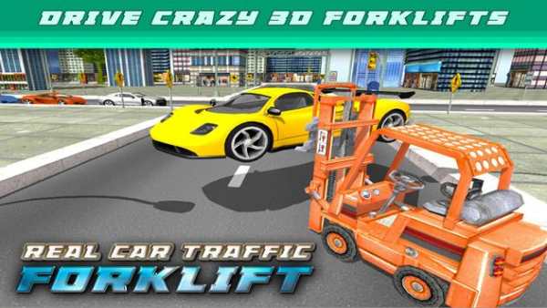 Real Car Traffic Forklift Sim screenshot 11
