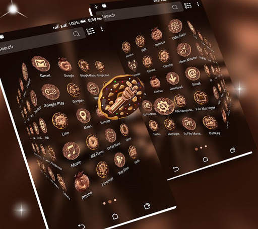 Chocolate Launcher Theme screenshot 4