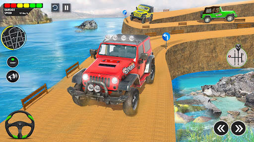 Offroad Jeep Driving Car Games screenshot 4
