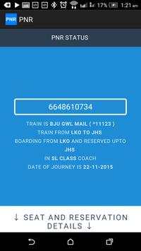 PNR Status - Indian Railway screenshot 3