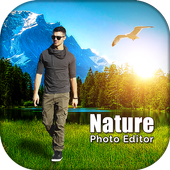 Nature photo editor أيقونة
