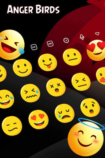 Anger Bird Keyboard स्क्रीनशॉट 1