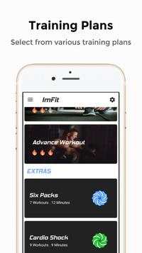 Gym workout, Fitness & bodybuilding - ImFit screenshot 2