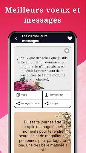 Messages souhaite collection screenshot 4
