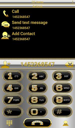 Theme silver diamon RocketDial screenshot 3