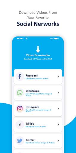 Video Downloader for Facebook and Social Media screenshot 1