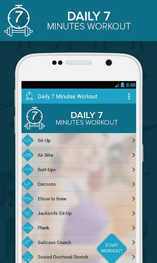 Daily 7 Minutes Workout screenshot 1