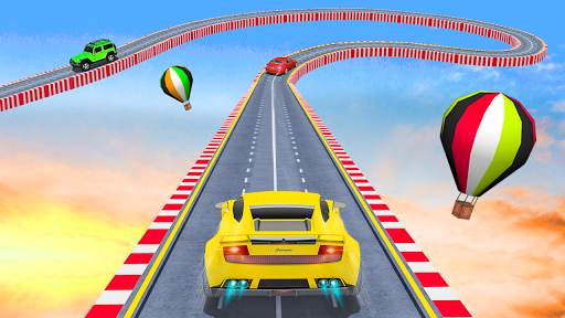Offroad Jeep Driving Tricky Stunt Master screenshot 1