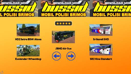 Download Bussid Mod Polisi Brimob screenshot 5