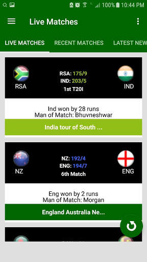 Cricket Live Score 2018 screenshot 2