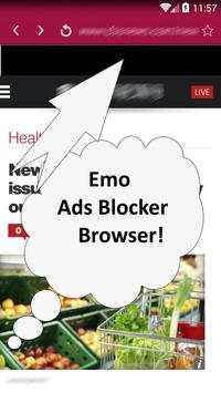 Emo Ads Blocker Browser screenshot 2