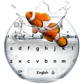 Animated Cute Fish Keyboard أيقونة