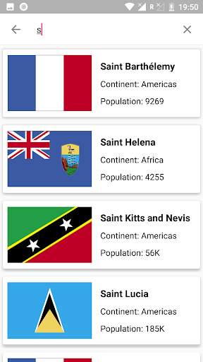 Countries of the world screenshot 2