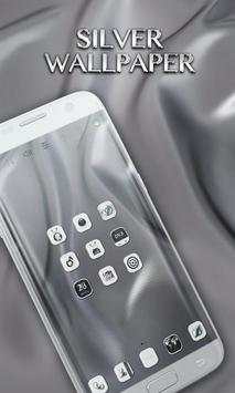 HD Silver Wallpaper theme screenshot 1
