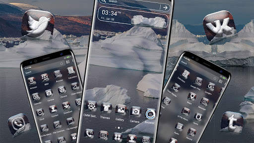 Iceberg Launcher Theme screenshot 1