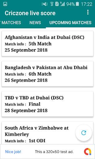 Criczon live score screenshot 3