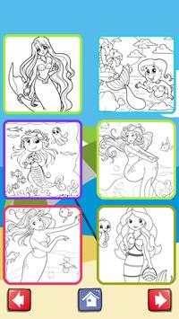 Little Mermaid Coloring Book screenshot 1