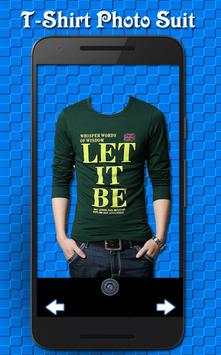 Men T-Shirt Photo Suit screenshot 7