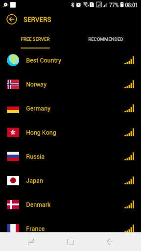 Thunder Light Vpn - Unlimited Free VPN 2021 screenshot 3