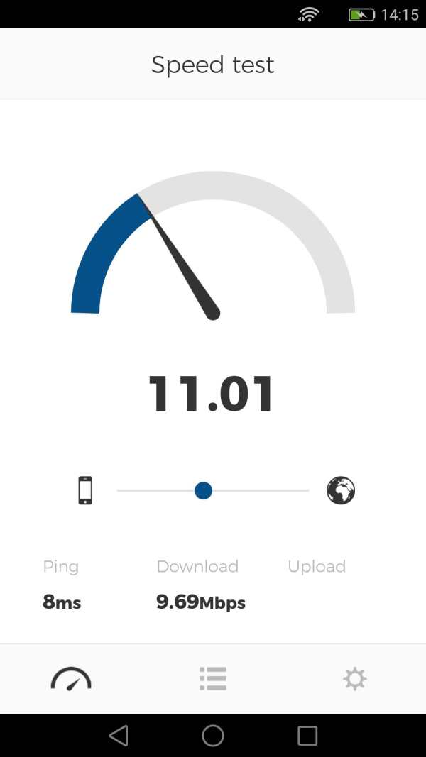 MyBroadband Speed Test screenshot 1