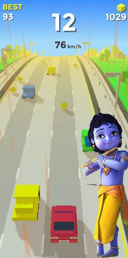 Krishna game : Krishna car racing game 3 تصوير الشاشة