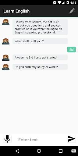 The Learn English App with Free Chatbot Assistant screenshot 2