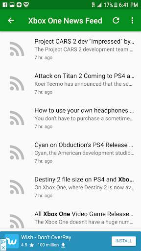 News for XBOX ONE screenshot 2