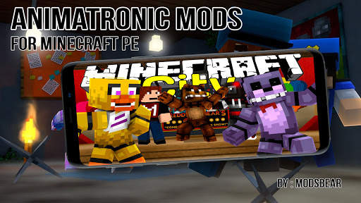 Animatronic Mod -  Five Night freddy's For MCPE screenshot 4