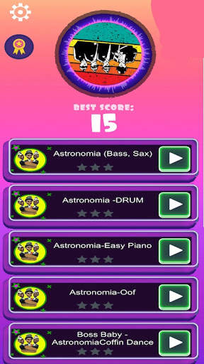 Astronomia Dancing Hop Tiles Coffin Dance! screenshot 1