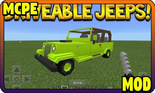 Jeep Cars Addon MCPE - Minecraft Mod screenshot 2