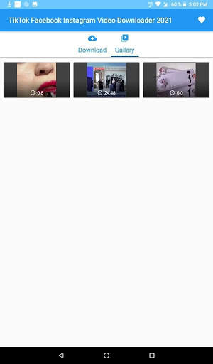 TikTok Facebook Instagram Video Downloader 2021 screenshot 1