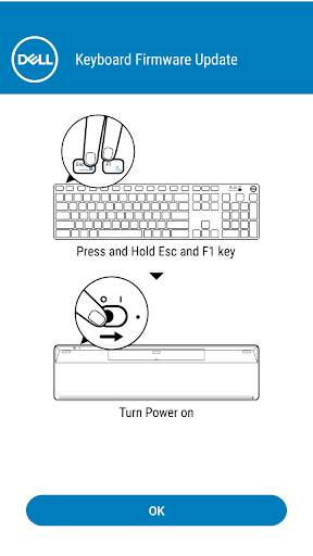 DELL WK717/KM717 keyboard FW upgrade screenshot 1