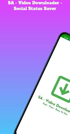 SA - Video Downloader - Social Status Saver screenshot 1