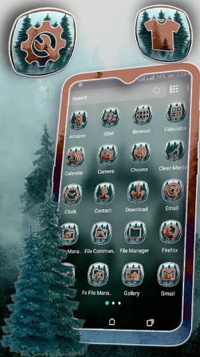 Foggy Forest Theme Launcher screenshot 2