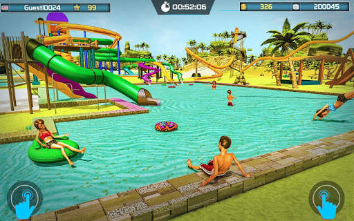Uphill Water Slide Racing Adventure Game screenshot 3
