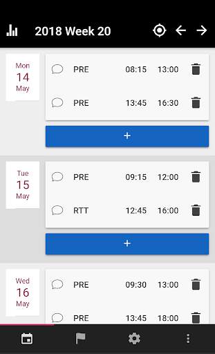 Working Hours - Job Working Time & Statistics screenshot 1