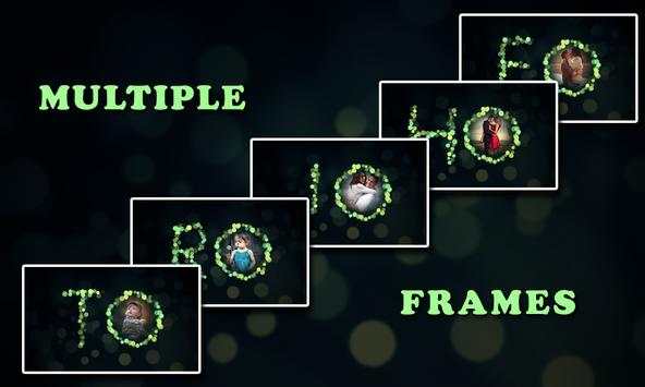 Bokeh Text Photo Frames screenshot 1