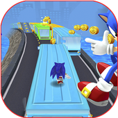 Subway 3D Sonic adventure Rush Game icon