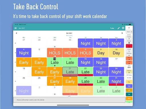 My Shift Planner - Calendar screenshot 14