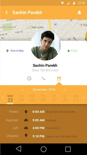 Bus Tracker- Template 6 تصوير الشاشة
