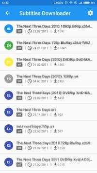 Subtitles Downloader screenshot 2