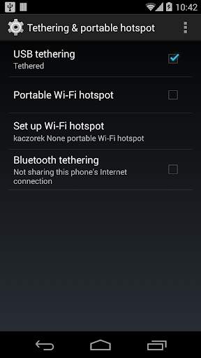 USB Tethering screenshot 4