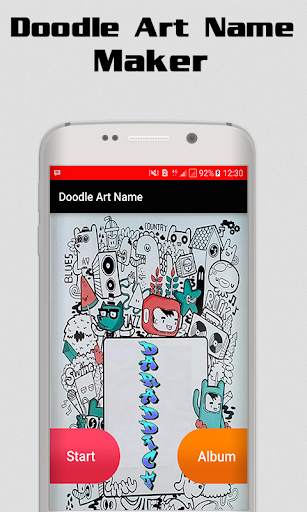 Doodle Art Name - Doodle Maker screenshot 1