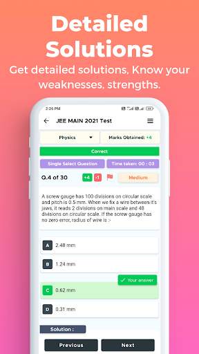 Sarthaks eConnect - App for JEE, NEET, Class 7-12 screenshot 7
