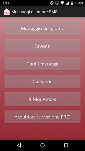 Messaggi di amore SMS screenshot 1