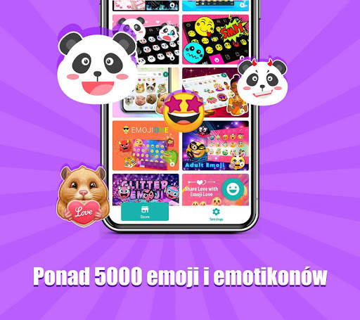 Klawiatura Kika – emoji, GIF screenshot 2