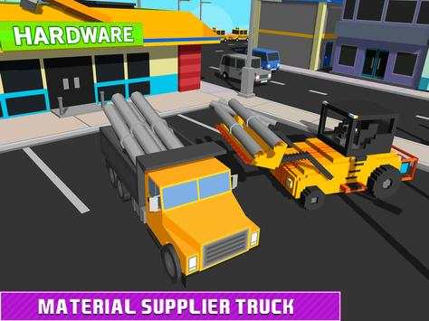 Blocky Highway Road Building screenshot 11