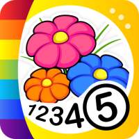 Color by Numbers - Flowers on 9Apps